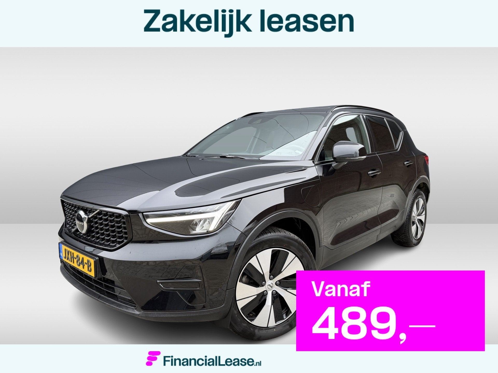 Volvo XC40 1.5 T4 Plug-in hybrid Plus Dark Panorama dak | Ge, Zwart, Zwart, Bedrijf, Hybride Elektrisch/Benzine