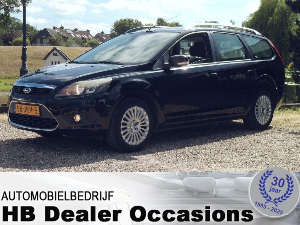 Ford FOCUS Wagon 1.8 Titanium Flexi Fuel - Airco (bj 2009), Auto's, Stof, Gebruikt, Parkeersensor, 4 cilinders