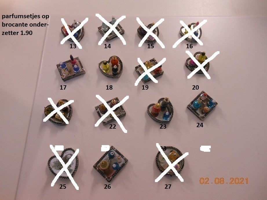 poppenhuis parfum op onderzetter, Ophalen of Verzenden, Nieuw, Poppenhuis