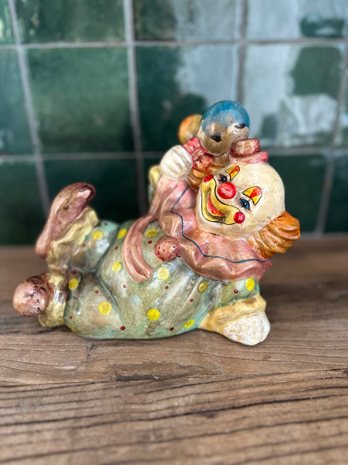 Vintage keramieken clown /Zeer goede staat, Ophalen of Verzenden