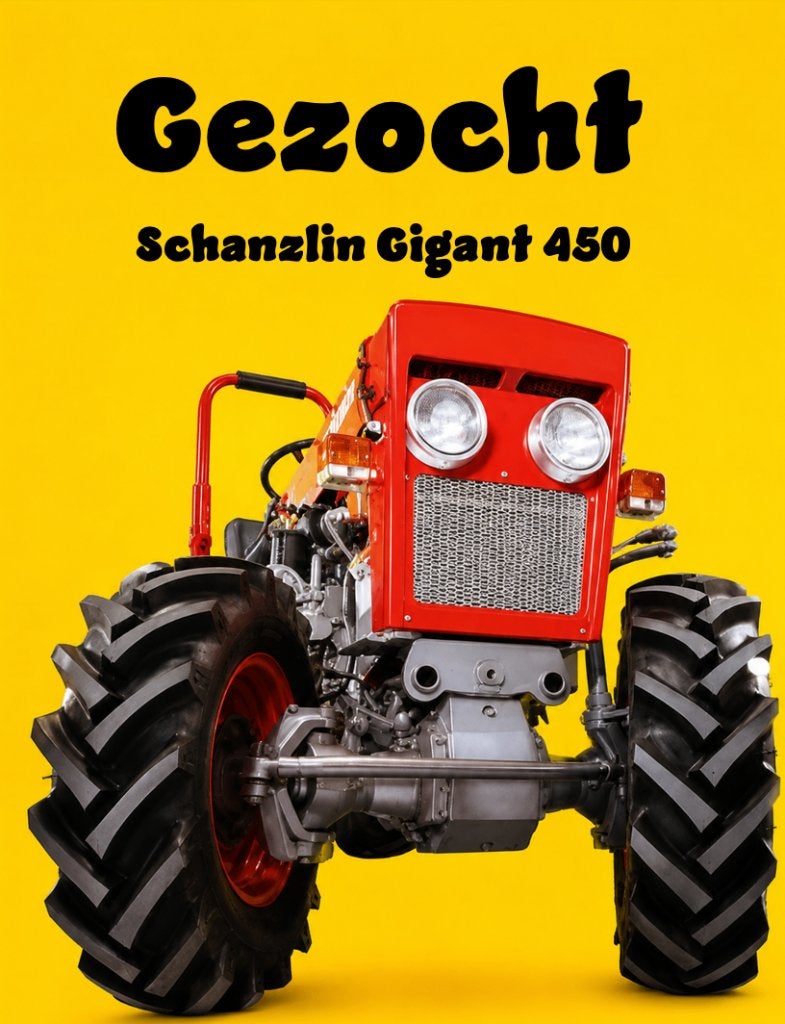 Gezocht: Schanzlin Gigant 450 (4x4) smalspoor, Ophalen of Verzenden, Gebruikt