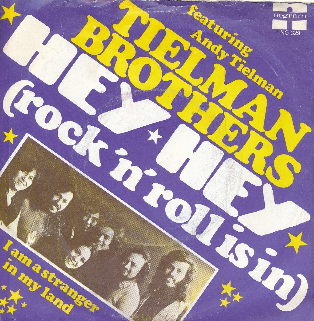 280 Tielman Brothers - Hey hey (rock 'n' roll is in) (1973), Cd's en Dvd's, Vinyl Singles, Ophalen of Verzenden, Gebruikt, 7 inch