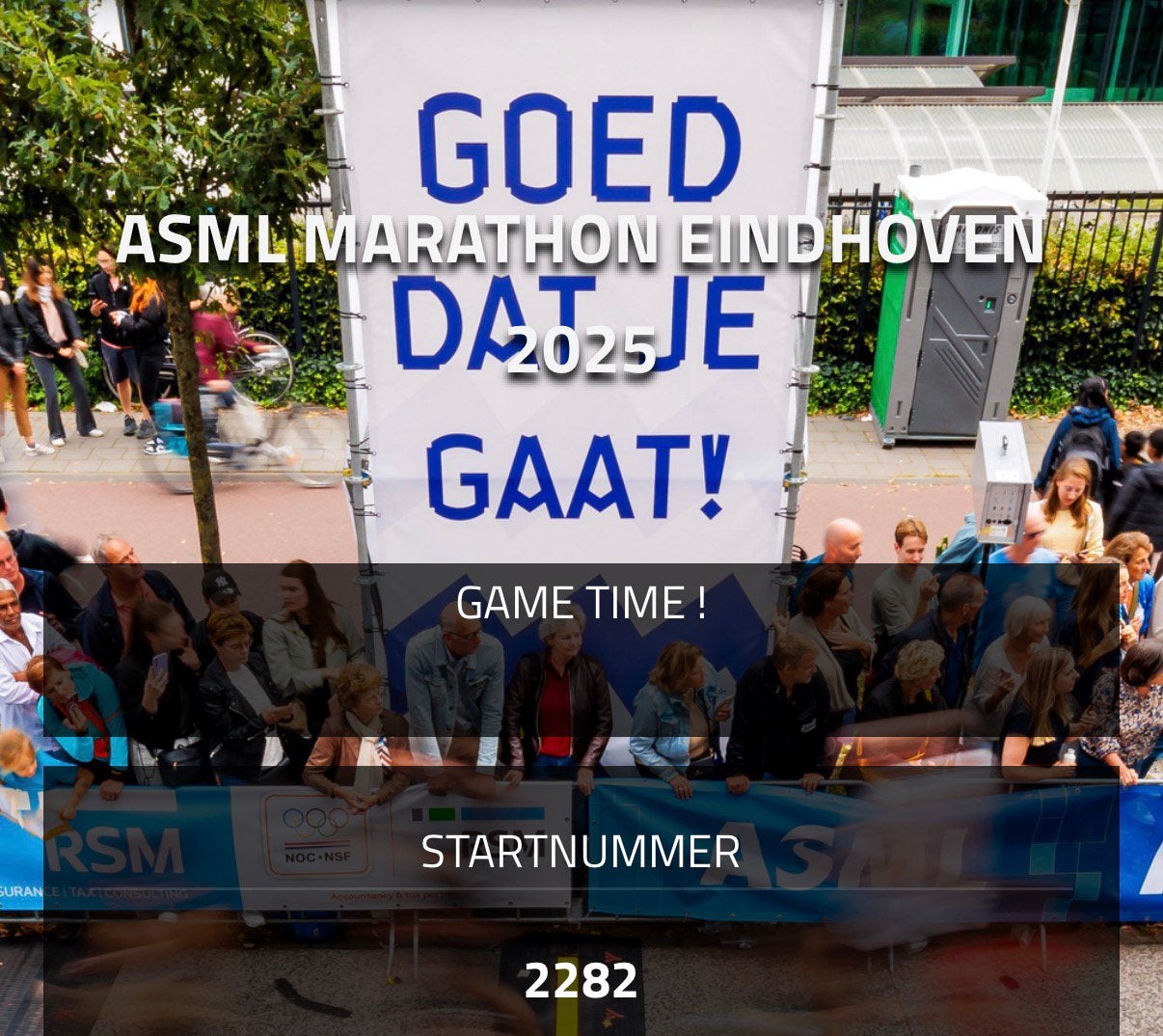 Ticket Marathon Eindhoven, Eén persoon, Oktober