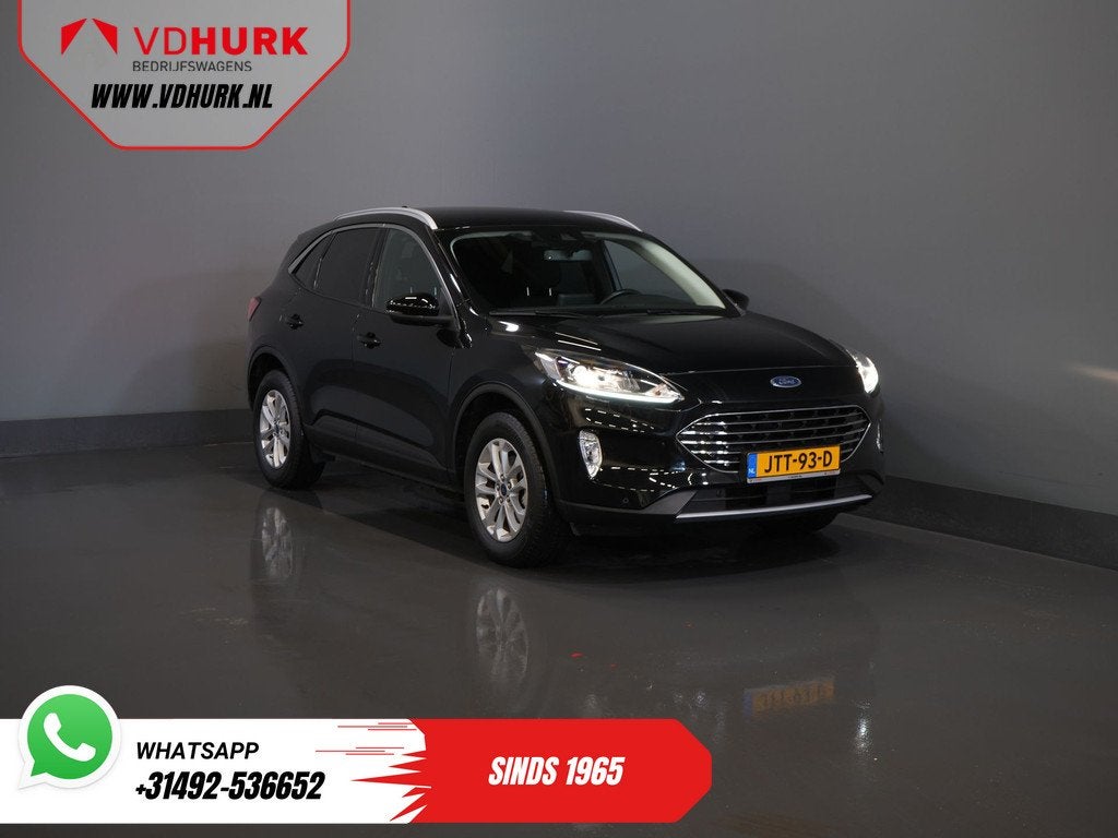 Ford Kuga 2.5 PHEV 225 pk Titanium Stuurverw/ Stoelverw/ Nav, Lichtsensor, Stof, Gebruikt, 4 cilinders