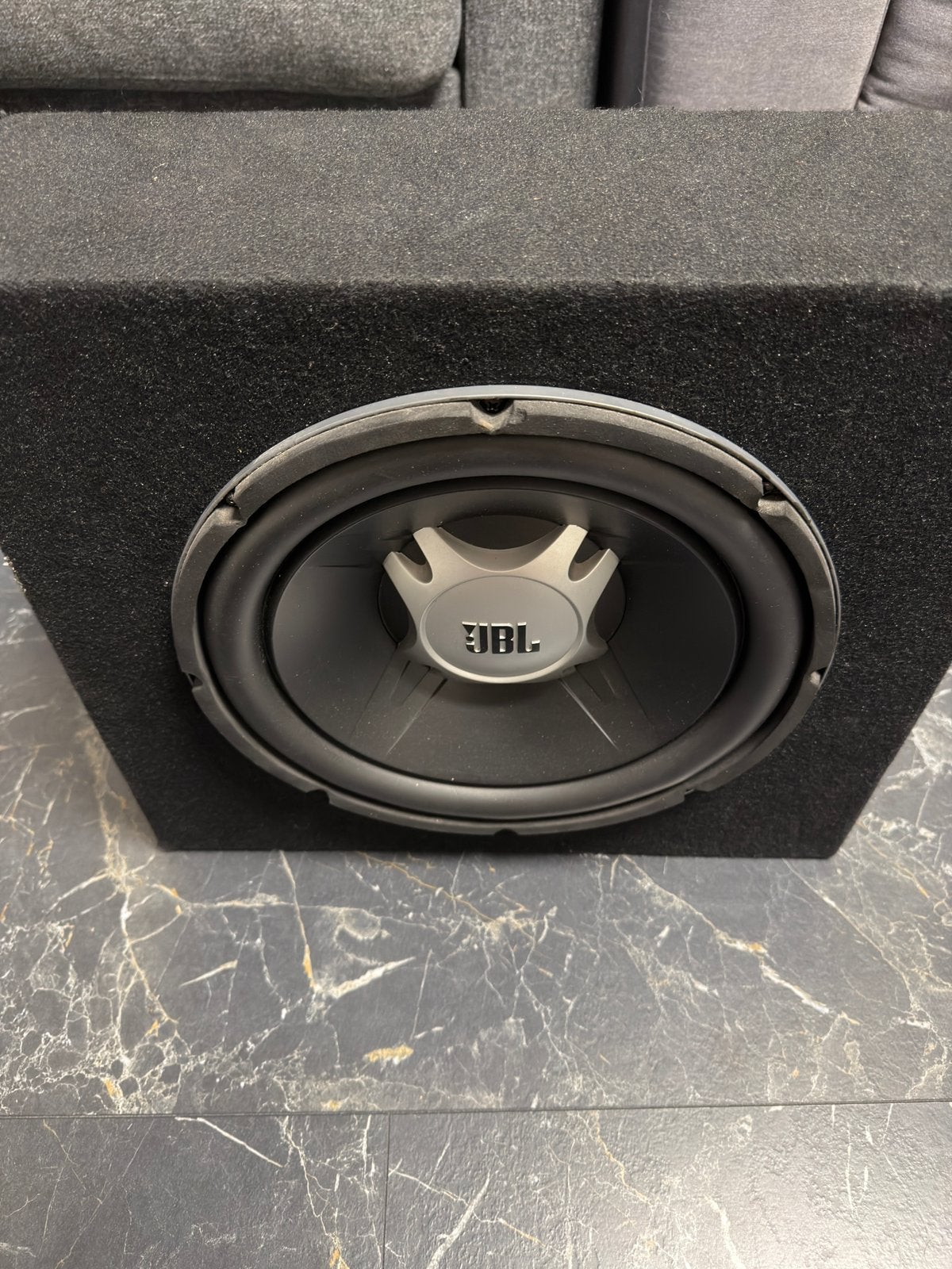 JBL 12” Subwoofer + JBL Versterker, Ophalen, Zo goed als nieuw