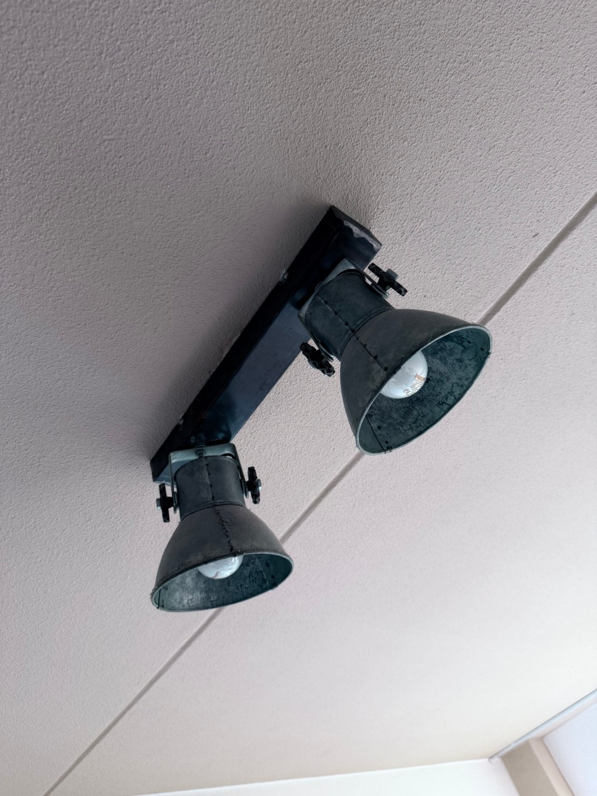 Plafondlampen set van 2, Ophalen