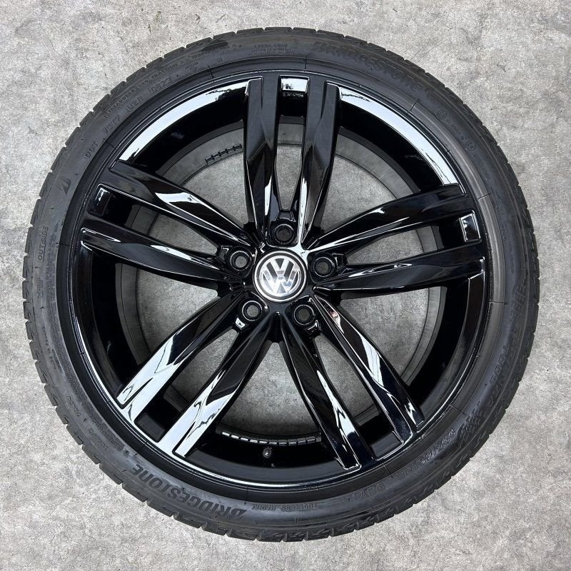 18 inch originele Durban velgen + zomerbanden VW Golf zwart, 18 inch, Gebruikt, -, -