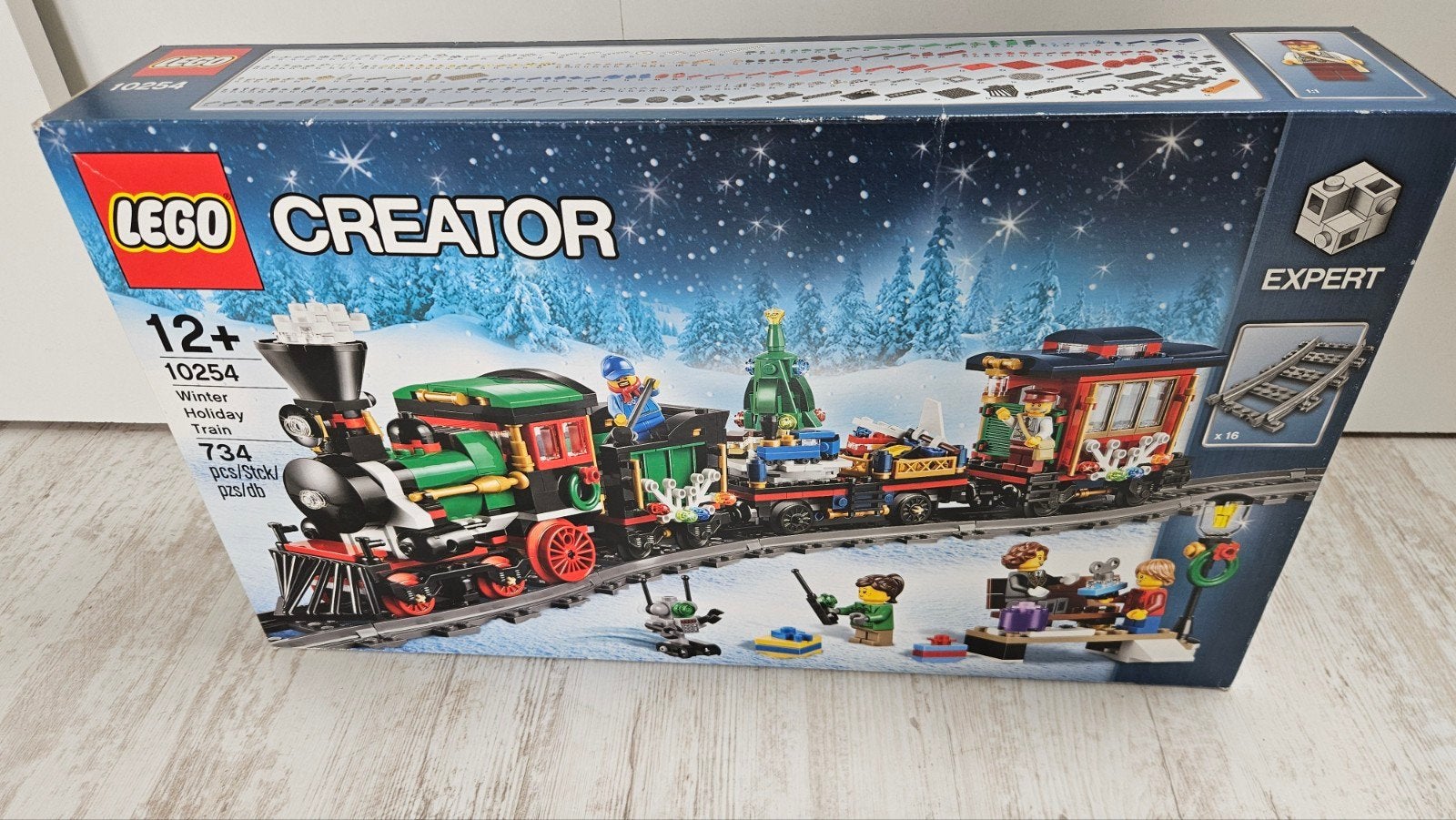 LEGO Creator Expert 10254 Winter Holiday Train - Nieuw, Kinderen en Baby's, Speelgoed | Duplo en Lego, Inclusief minifiguren, Lego