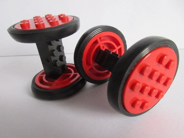 nr. 6095, 4 grote wielen, vintage(36+715), Ophalen of Verzenden, Zo goed als nieuw, Lego