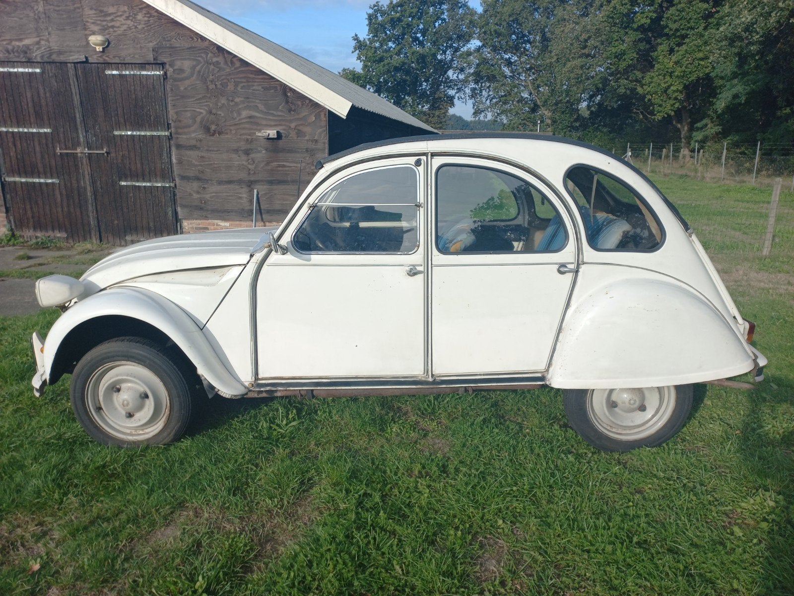 Citroën 2CV 0.6 1983 Wit, Voorwielaandrijving, Stof, 602 cc, 29 pk