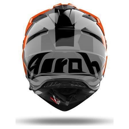 Airoh Bandit Tune Integraalhelm, Grijs-Oranje, Motoren, Ophalen of Verzenden, Nieuw met kaartje