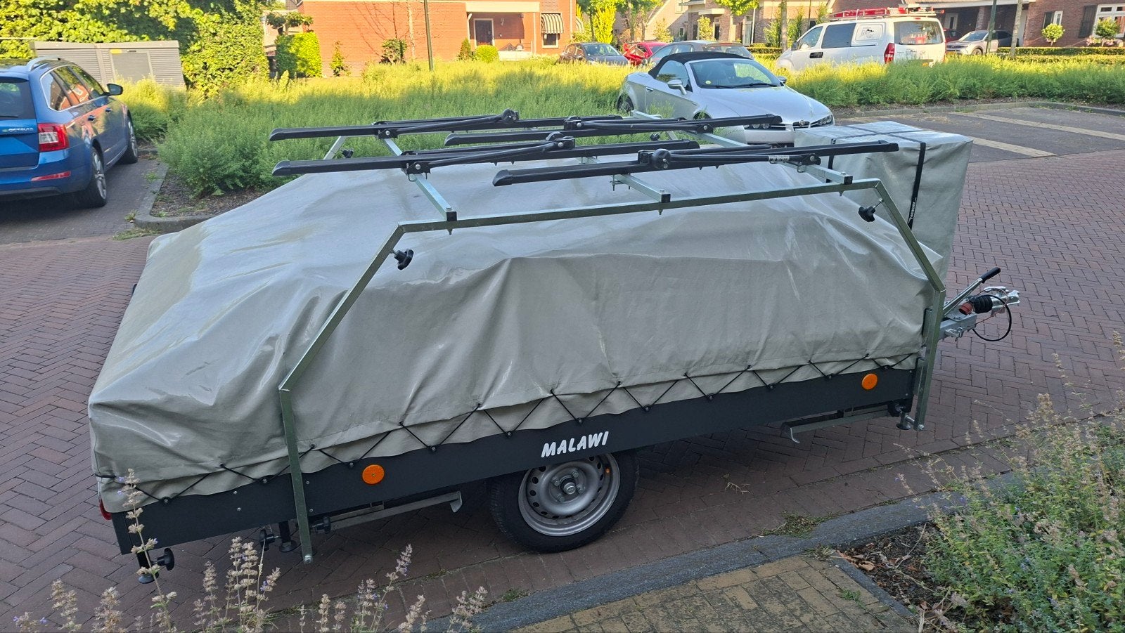Imperiaal met 4 fietsgoten voor Cabanon Malawi 1.0, Auto diversen, Fietsendragers, Gebruikt, Dakdrager, 3 fietsen of meer, Ophalen