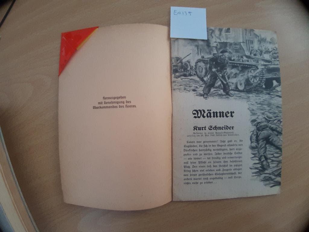 Kriegskunde in Wort und Bild (WW2 1941), Verzenden, Landmacht, Duitsland, Boek of Tijdschrift