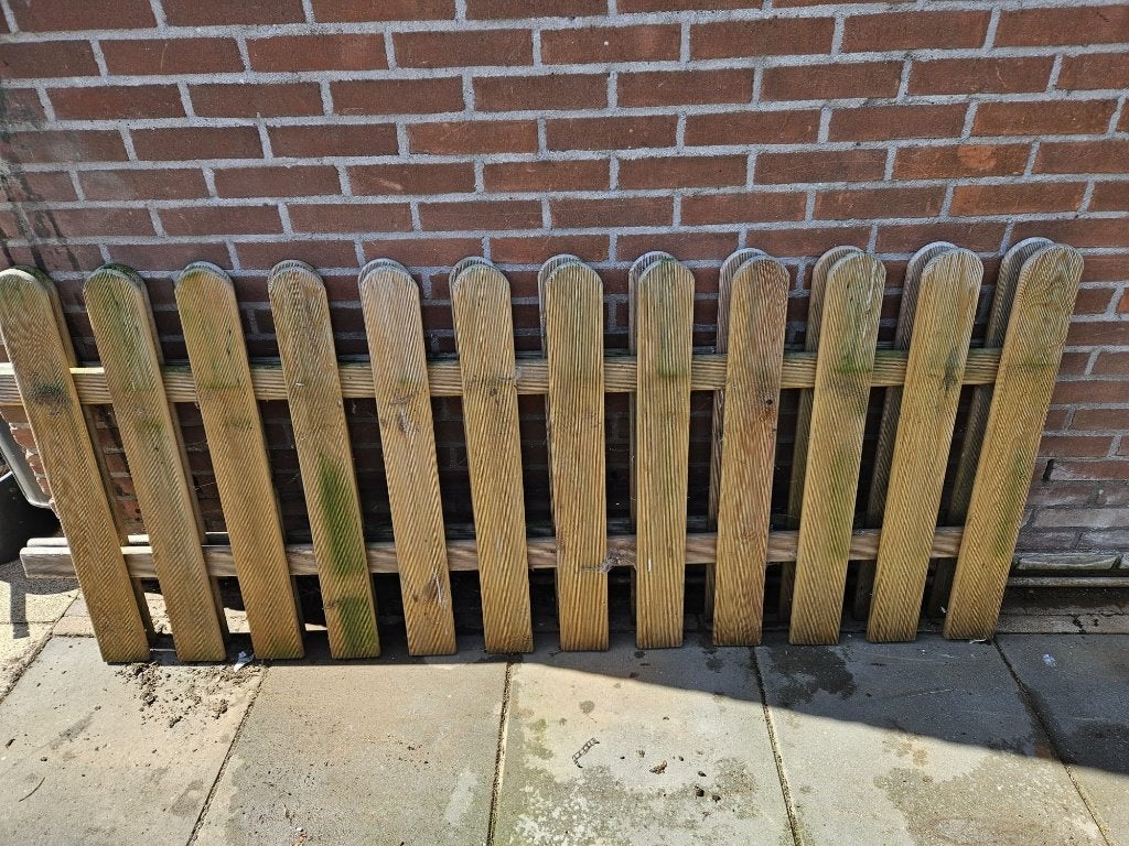 Houten  hekwerk, Tuin en Terras, Ophalen, Nieuw, Hout, Tuinhek