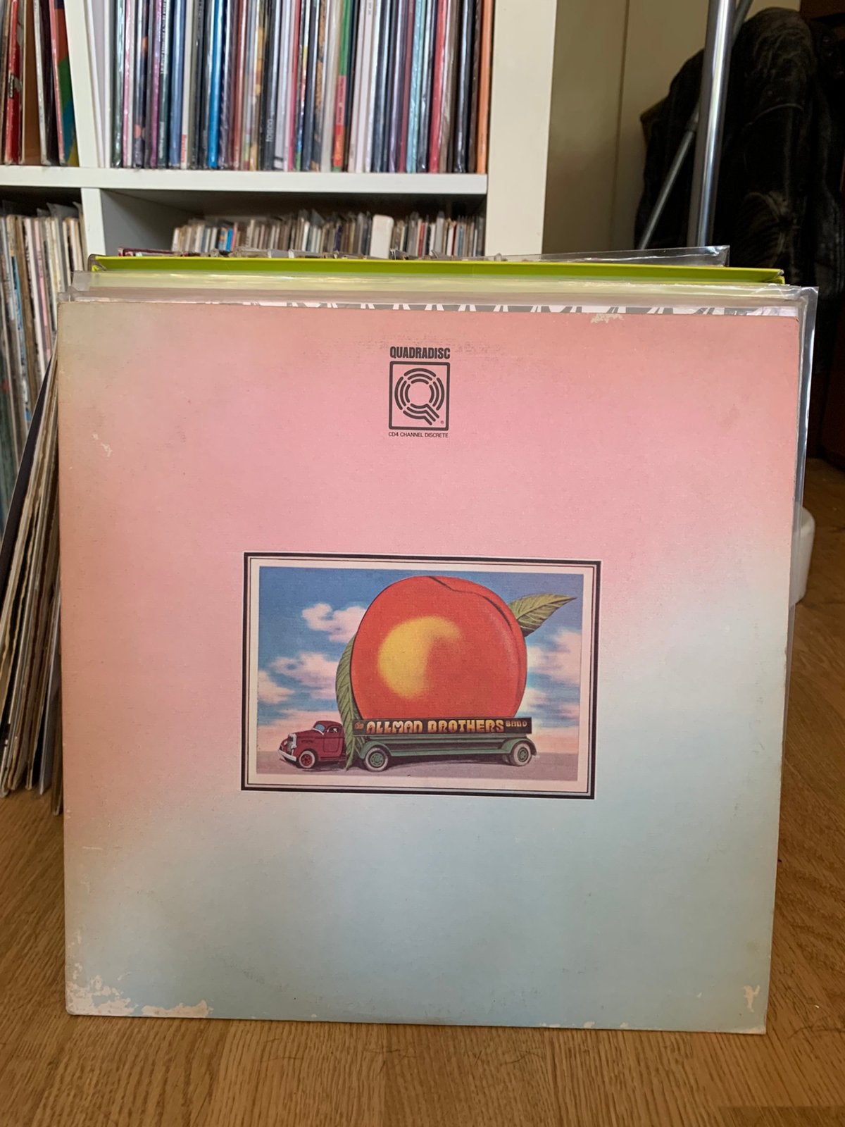 CD4 quadrafonisch The allman brothers band - eat a peach lp, Cd's en Dvd's, Vinyl | Rock, Blues Rock, Ophalen of Verzenden, Zo goed als nieuw