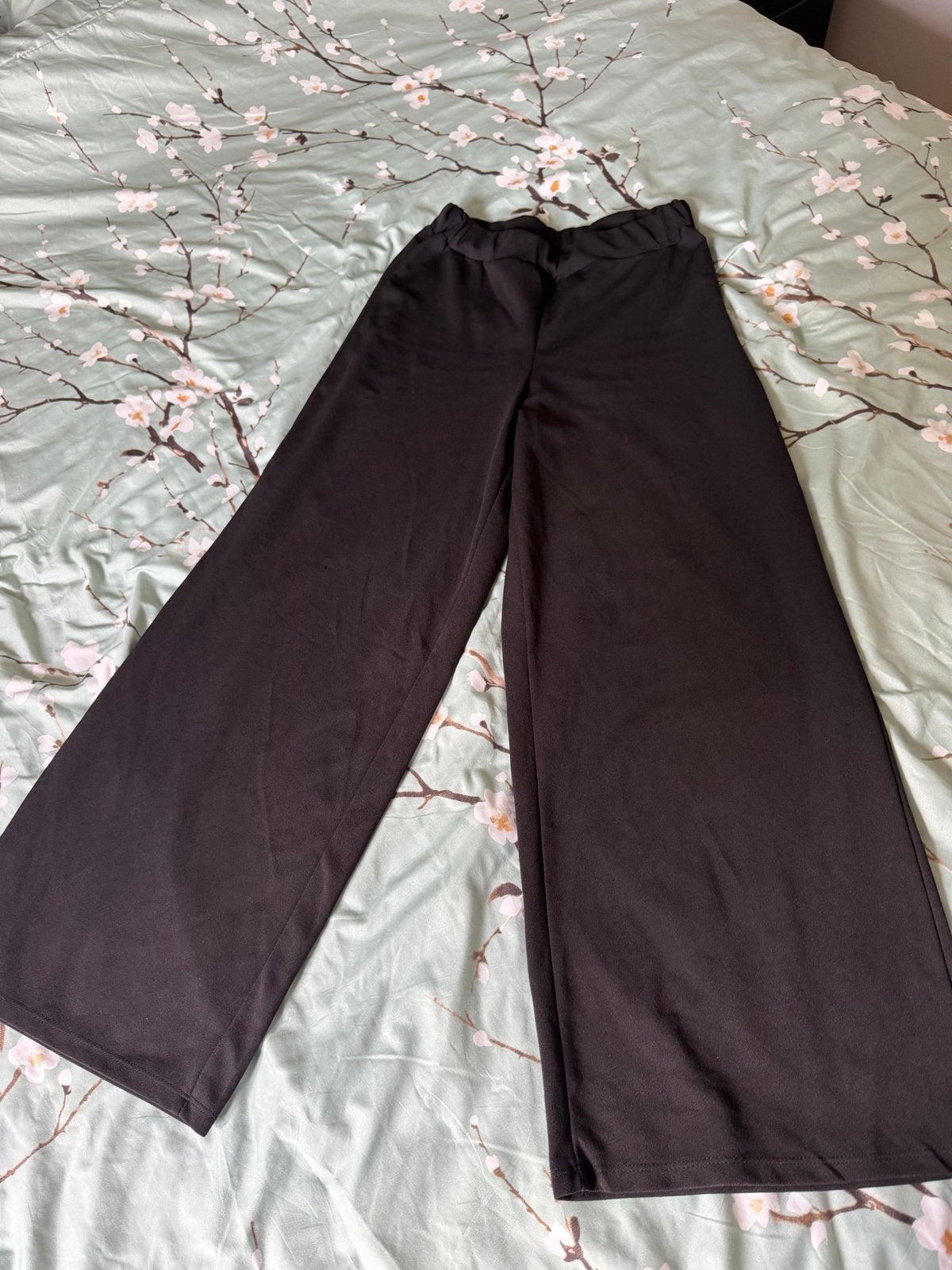 Zwarte palazzo broek - Pescara - Maat XL, Zwart, Maat 46/48 (XL) of groter, Ophalen of Verzenden, Zo goed als nieuw