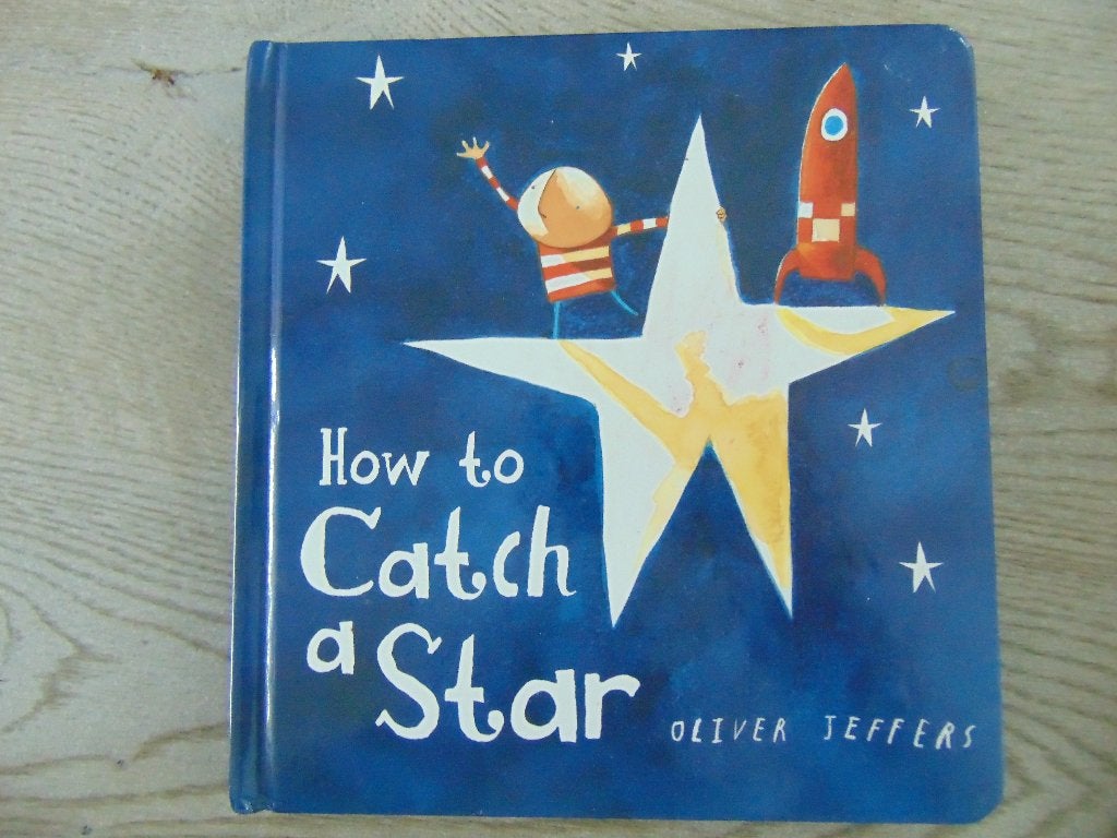 How to catch a star - Oliver Jeffers - kartonnen boek, Boeken, Fictie algemeen, Jongen of Meisje, Ophalen of Verzenden, Zo goed als nieuw