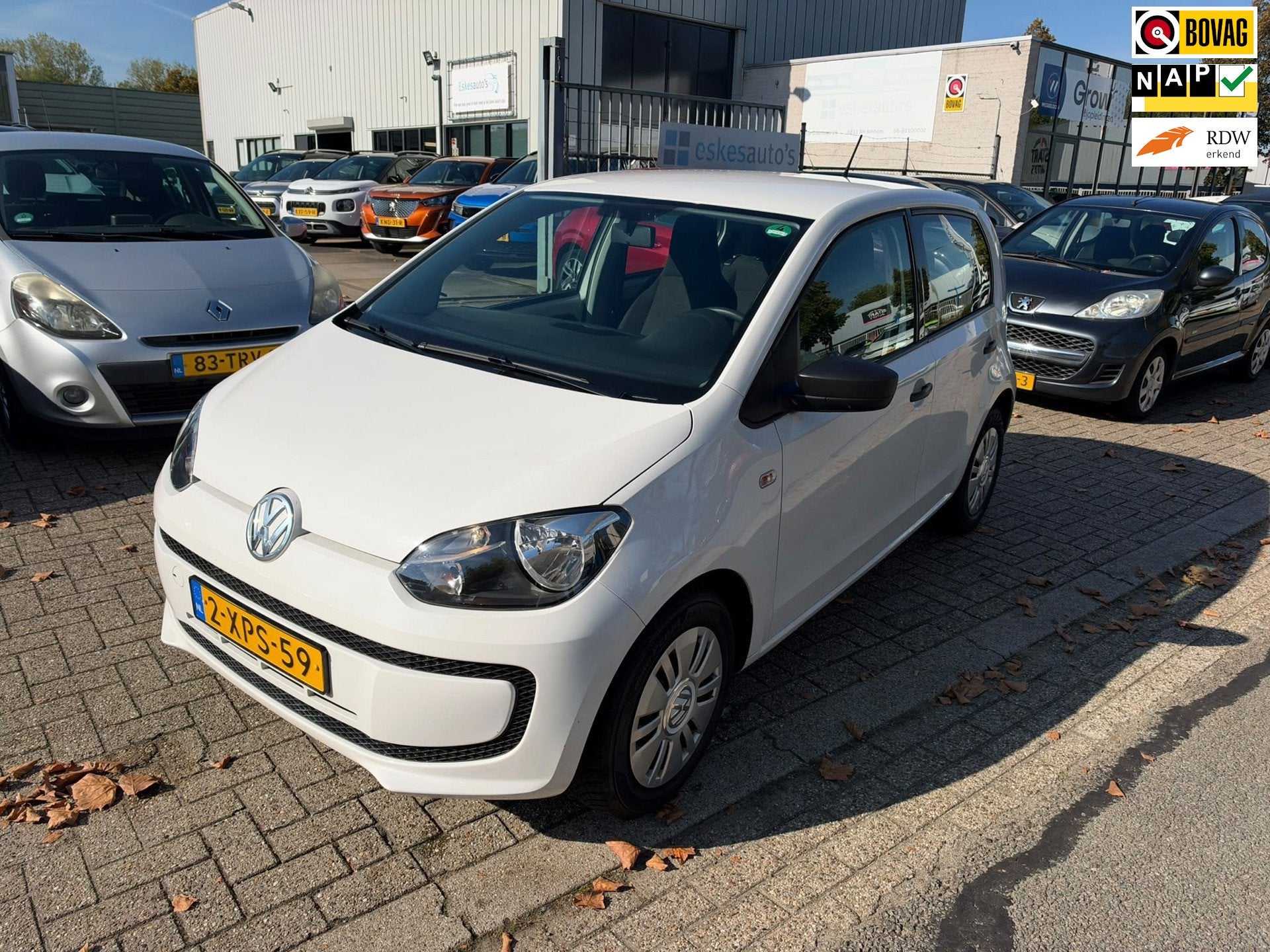 Volkswagen Up! 1.0 take up! BlueMotionm Airco, NAP, 1ste eig, Auto's, Stof, Up!, CNG (Aardgas), 4 stoelen