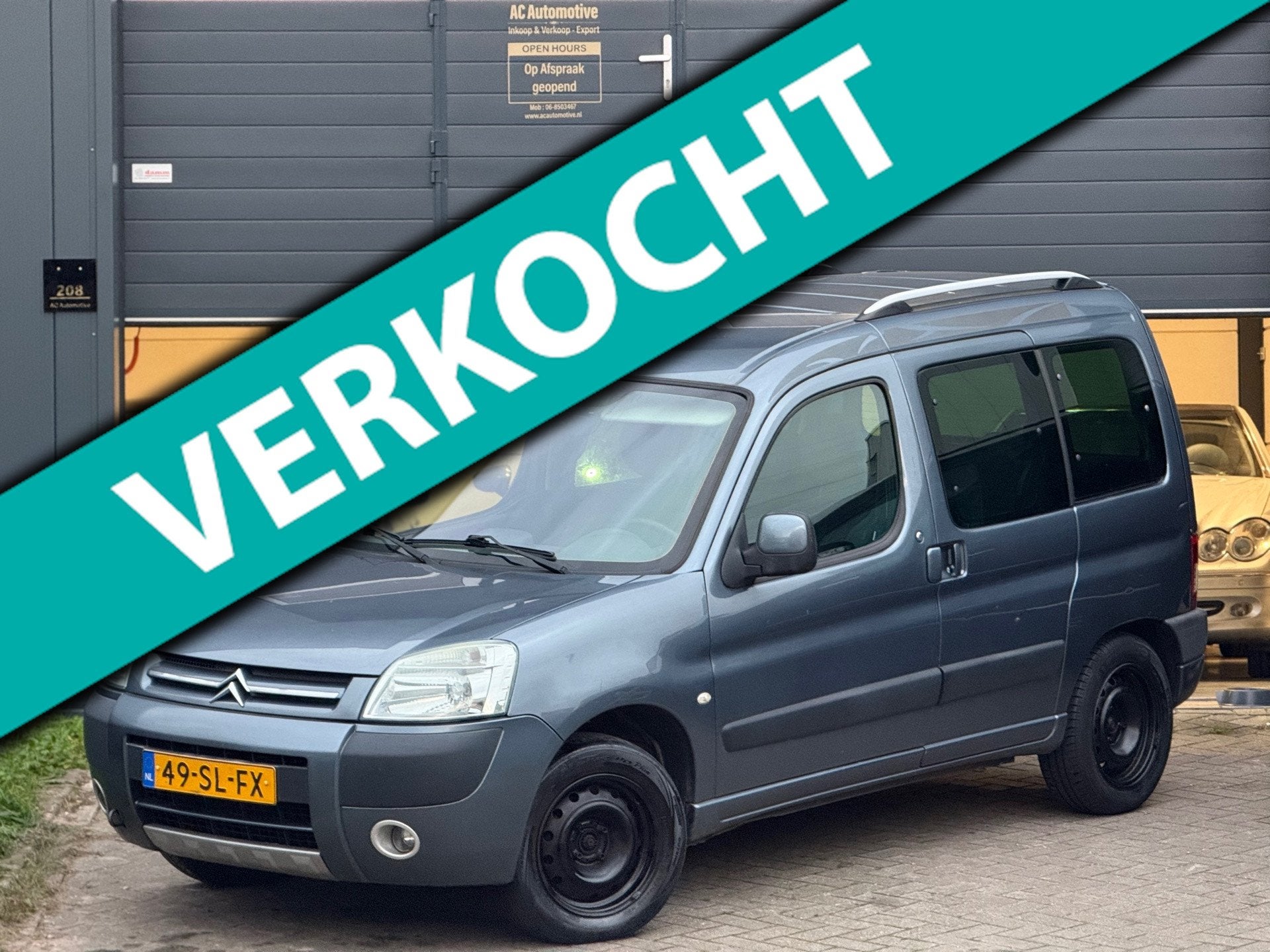 Citroen Berlingo 1.6i 16V X-TR Airco/Trekhaak, Auto's, Stof, Gebruikt, Origineel Nederlands, Handgeschakeld
