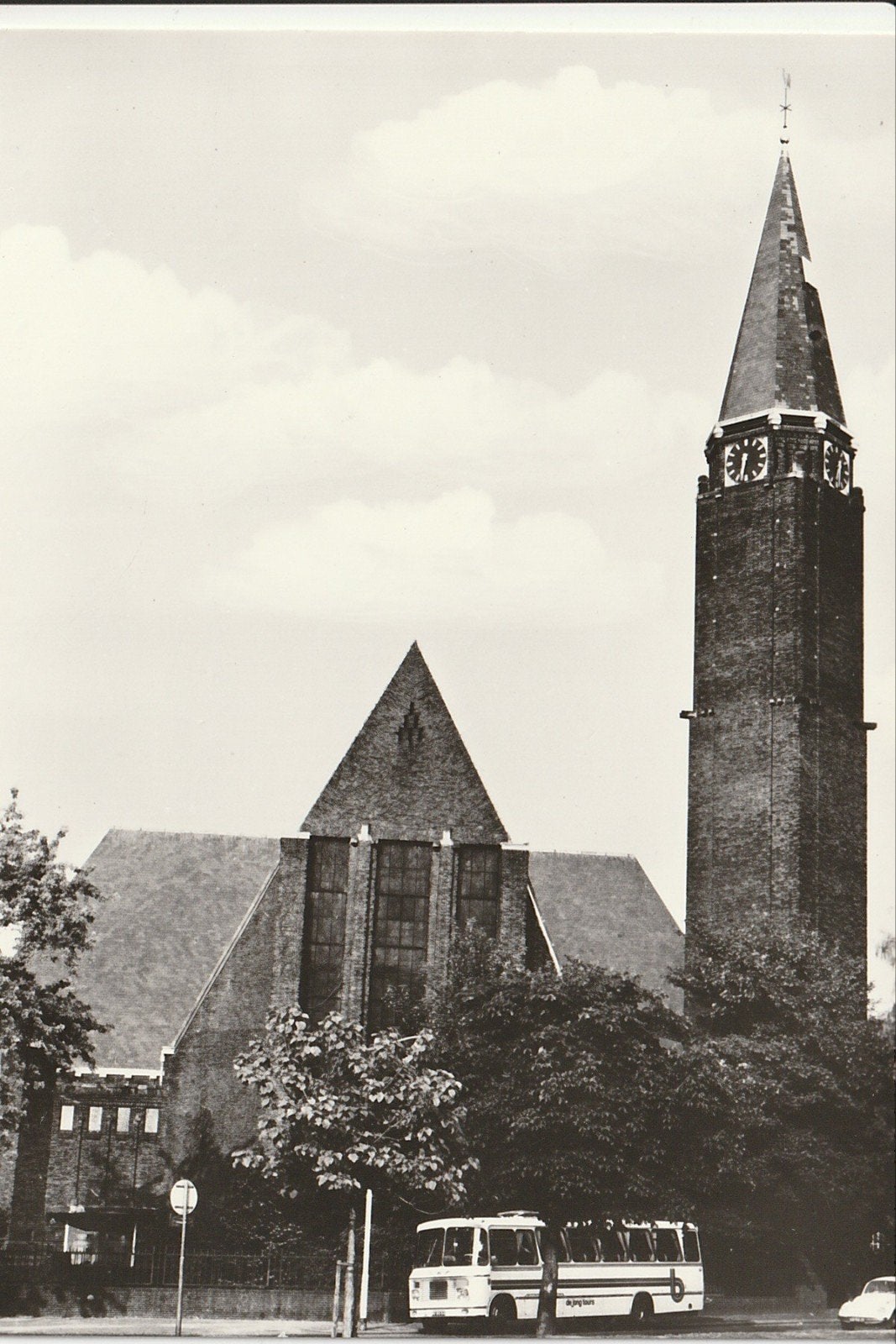 ROTTERDAM ZUID NED HERVORMDE MARANTHA KERK 1930-1980 REISBUS, Ophalen of Verzenden, 1960 tot 1980, Ongelopen, Zuid-Holland