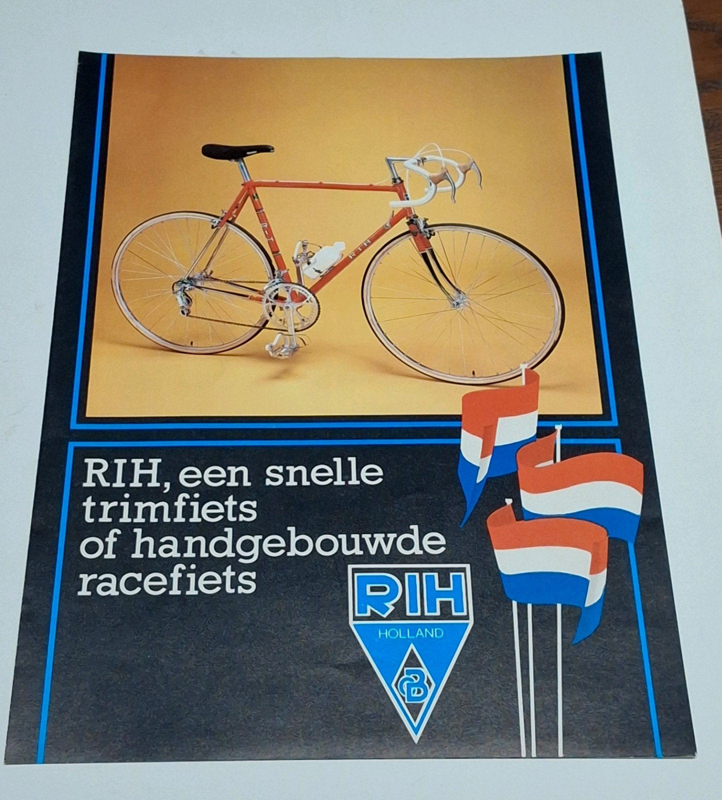 RIH Cové rijwielfabriek racefiets folder, Ophalen of Verzenden, Zo goed als nieuw