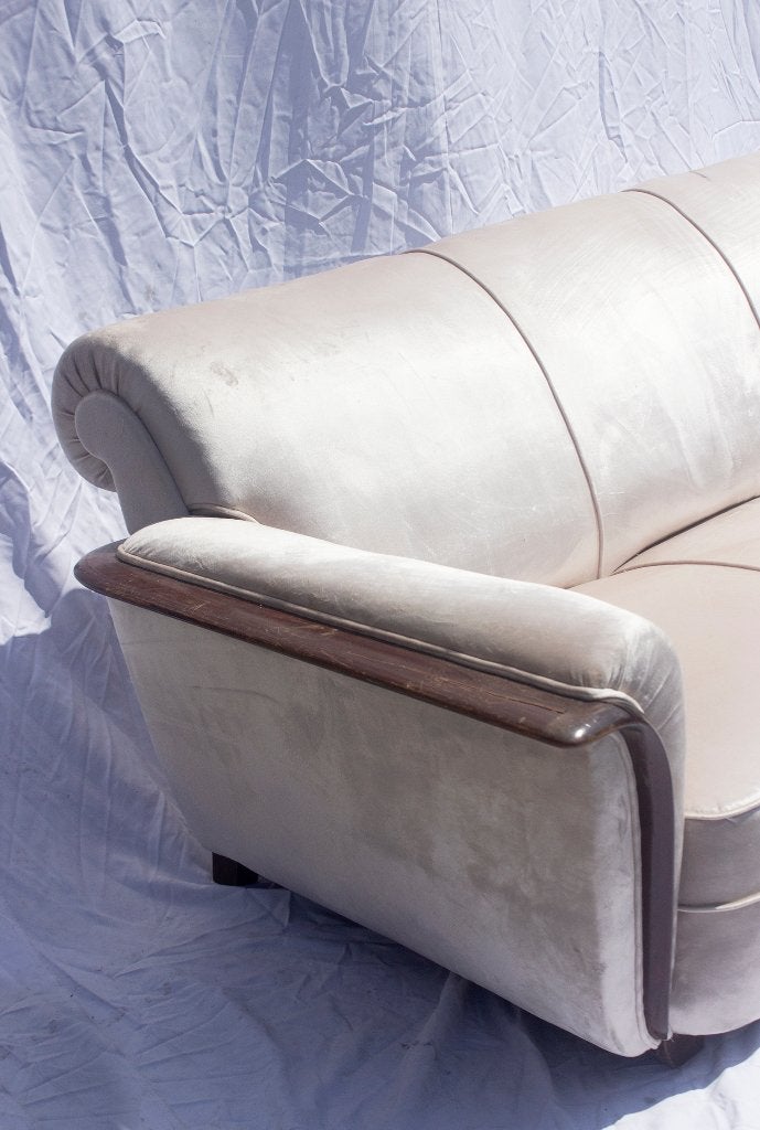 Art Deco salonset van De Coene Frères reupholsterd, Antiek en Kunst, Ophalen of Verzenden