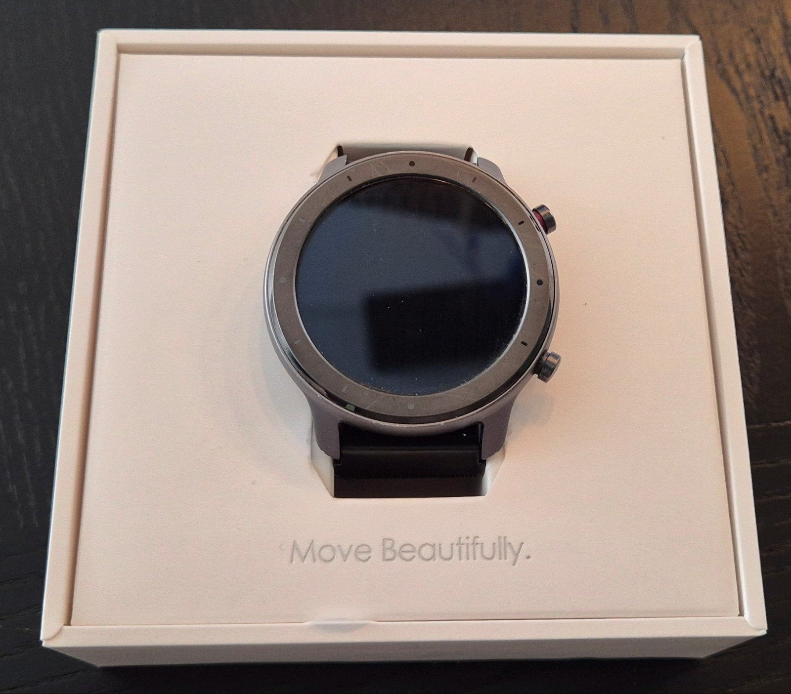 Amazfit GTR Smartwatch - Zwart bandje, Gebruikt, Amazfit, Zwart, Ophalen of Verzenden