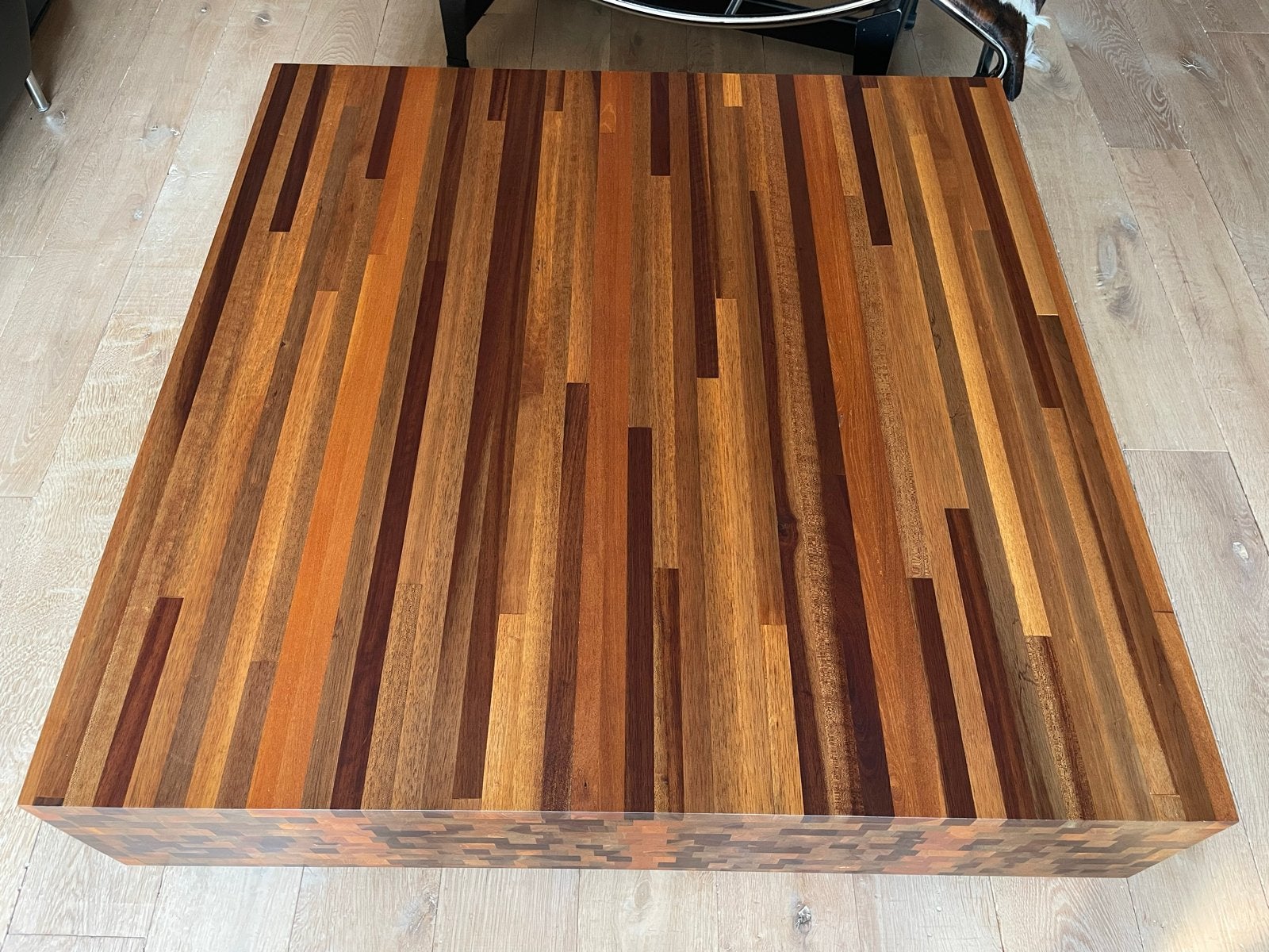 Linteloo Aulia salontafel - Henk Vos - 120x120 cm, 100 tot 150 cm, Vierkant, Ophalen of Verzenden, Zo goed als nieuw