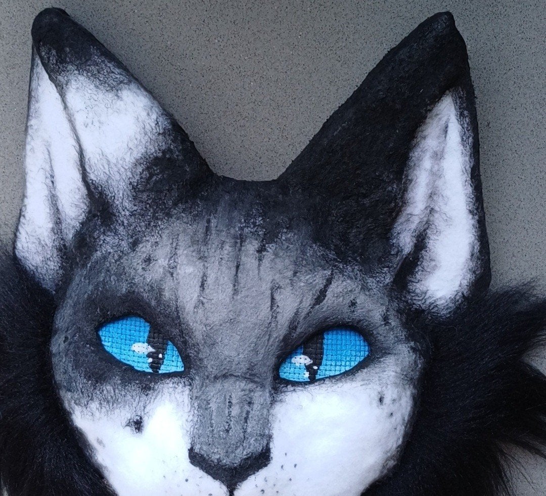 cat mask / 'therian mask', Ophalen of Verzenden, Nieuw