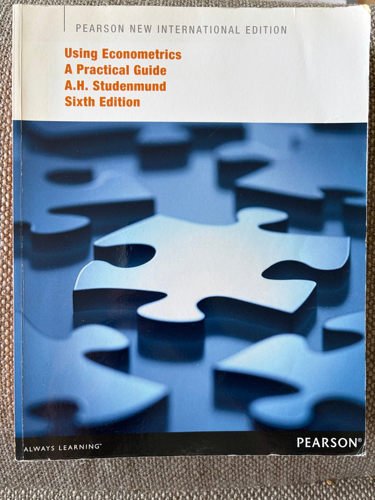Using Econometrics: A Practical Guide - Studenmund, Boeken, Ophalen of Verzenden, Gamma, Gelezen, WO
