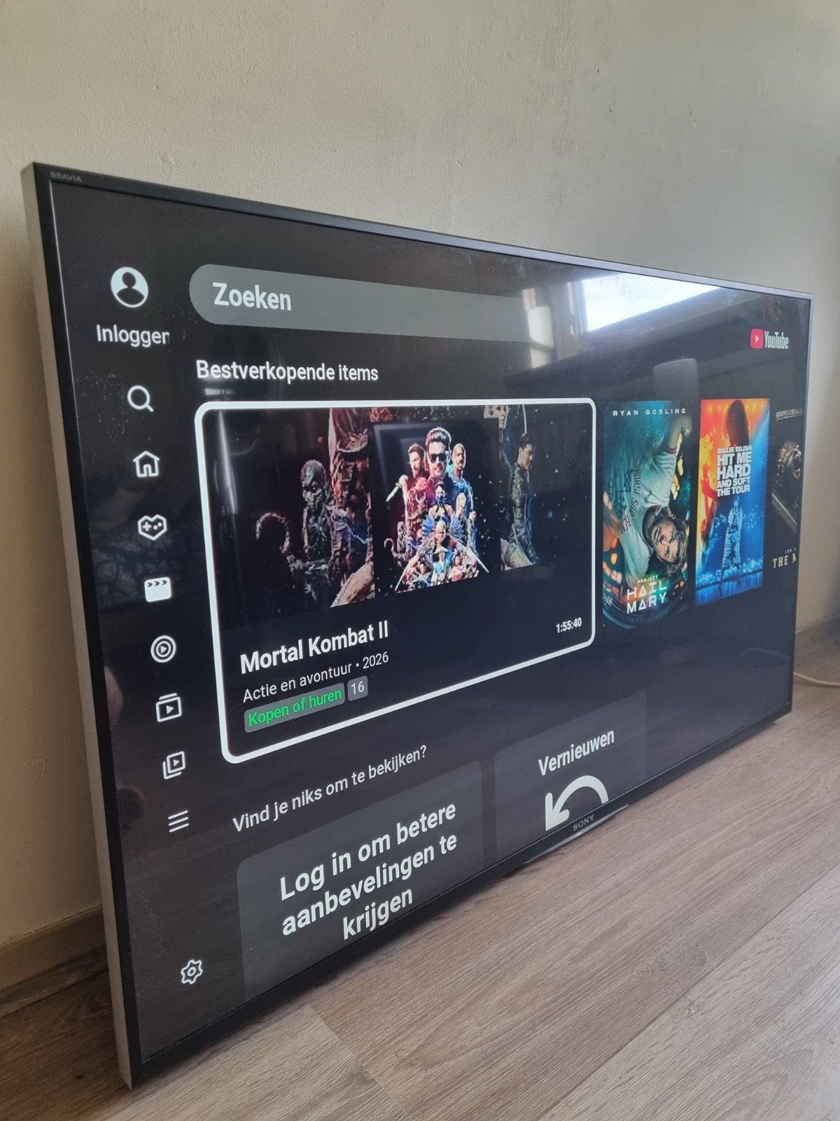 50 inch Sony UHD 4K LED SMART TV WiFi YouTube HDMI USB, Audio, Tv en Foto, Televisies, Ophalen, LED, 4k (UHD), Smart TV