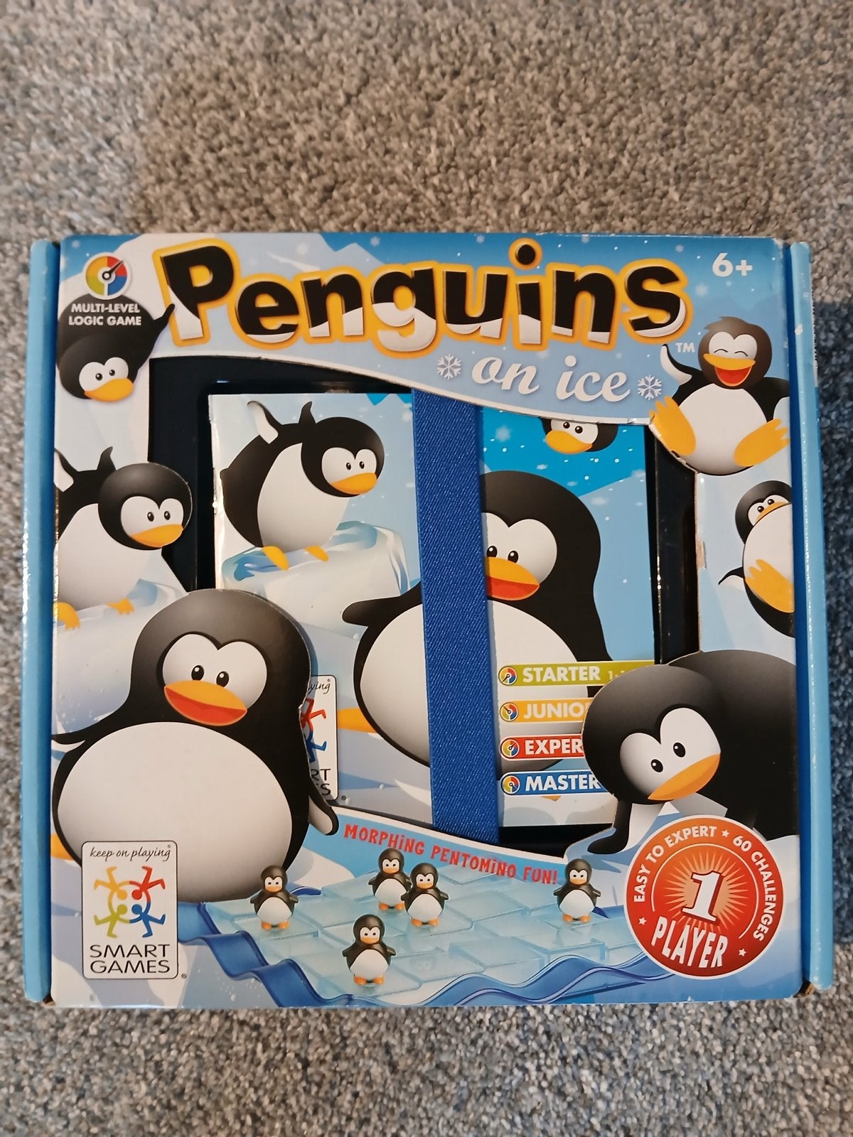 SmartGames Road Block & Penguins on Ice - Logica Spellen, Een of twee spelers, Ophalen, Zo goed als nieuw