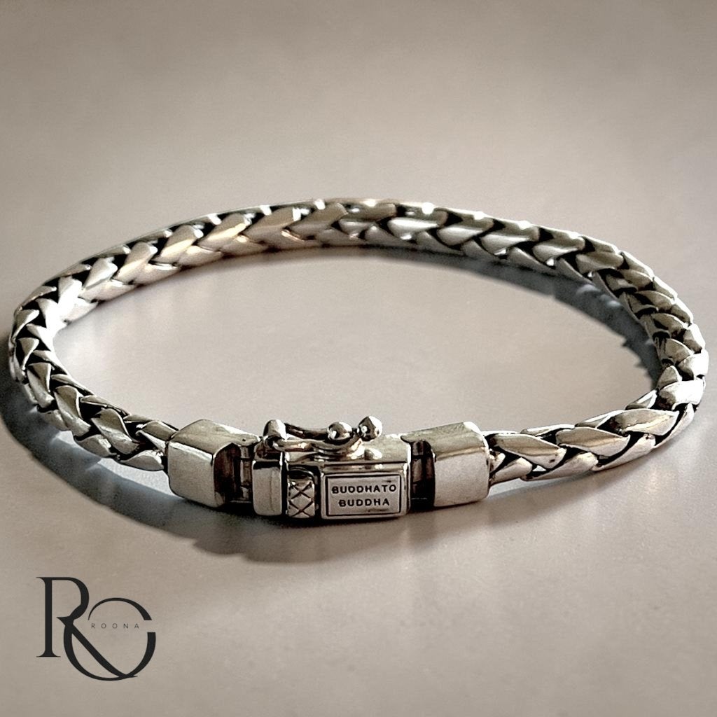 Buddha to Buddha zilveren armband 19,5 cm – 4 mm