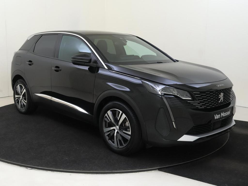 Peugeot 3008 1.6 HYbrid 225 Allure Plug in, Auto's, Peugeot, Stof, Euro 6, Zwart, Hybride Elektrisch/Benzine