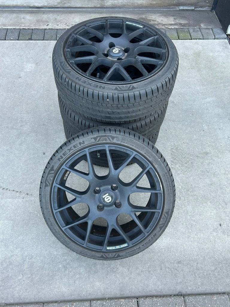 Ford Fiesta MK6 velgen 205/40R17, Ophalen, Gebruikt, Banden en Velgen, 17 inch