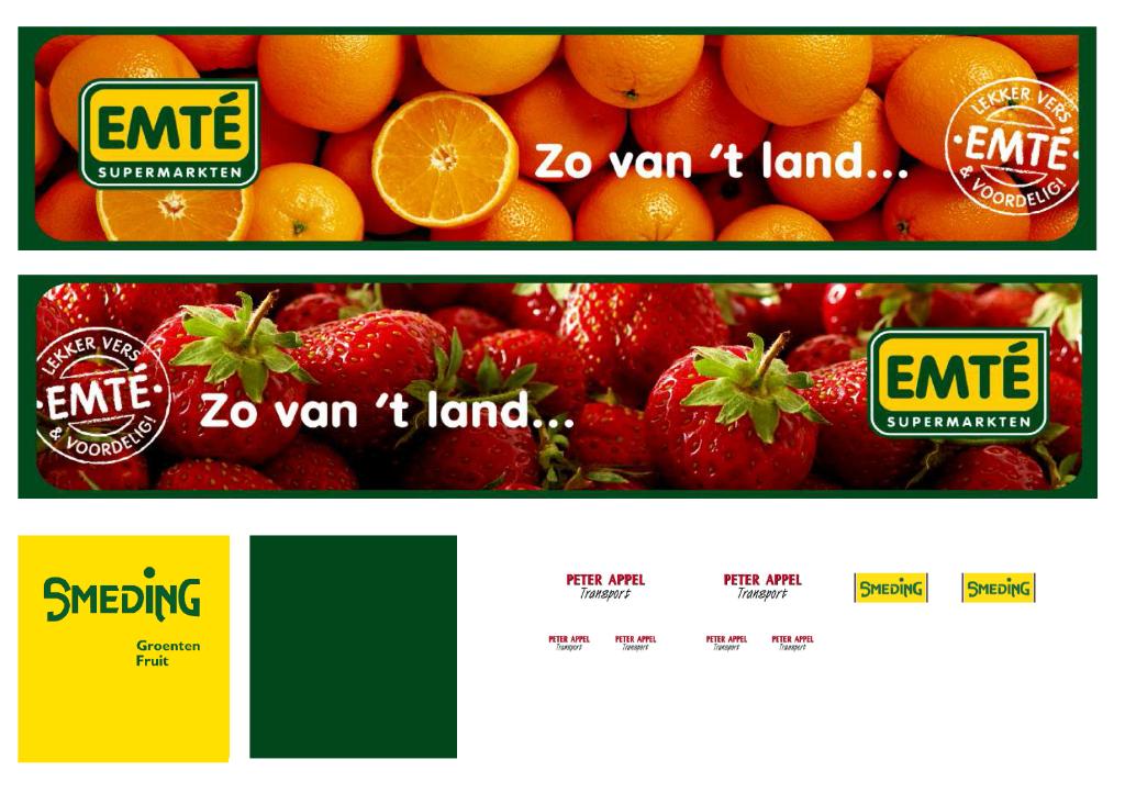 Vrachtauto decal 1:50 Peter Appel / Smeding EMTE, Verzenden, Nieuw, Bus of Vrachtwagen, Overige merken