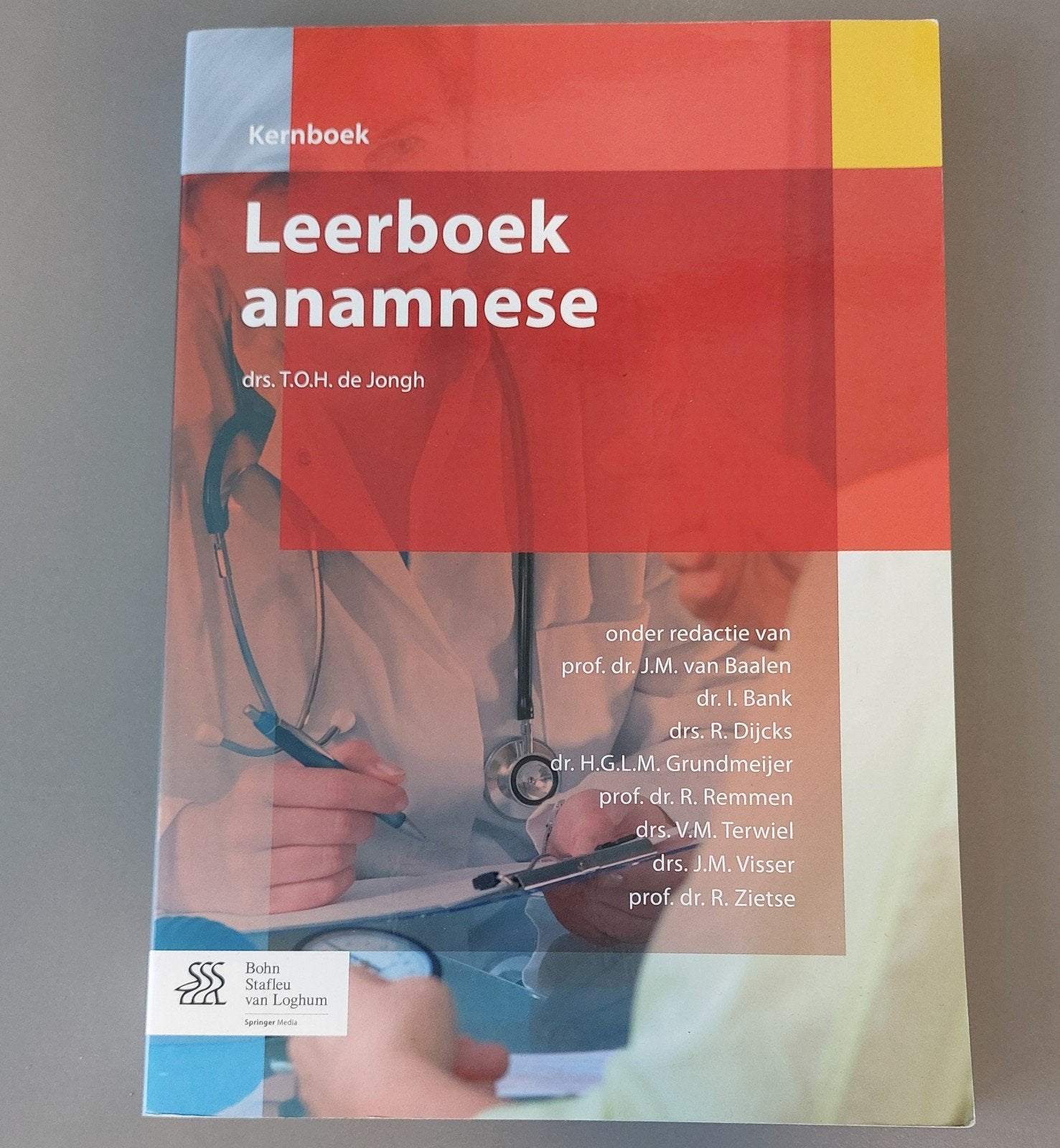 Medisch - Kernboek - Leerboek anamnese, Boeken, R. Dijcks, I. Bank, J.M. van Baalen, Ophalen of Verzenden, Beta, WO