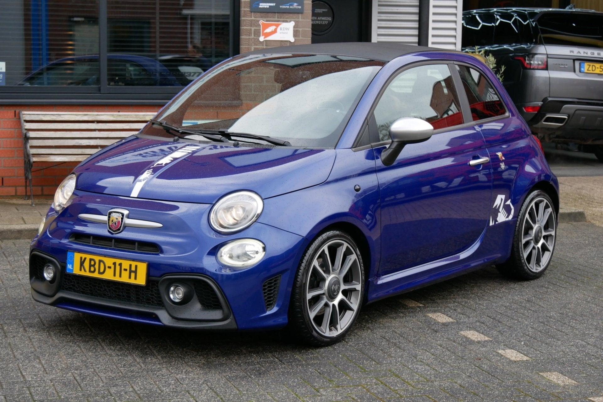 Fiat 500 C 1.4 T-Jet Abarth.595 Turismoautomaat.editon.leer., Auto's, Fiat, Gebruikt, 4 cilinders, Cabriolet, Leder