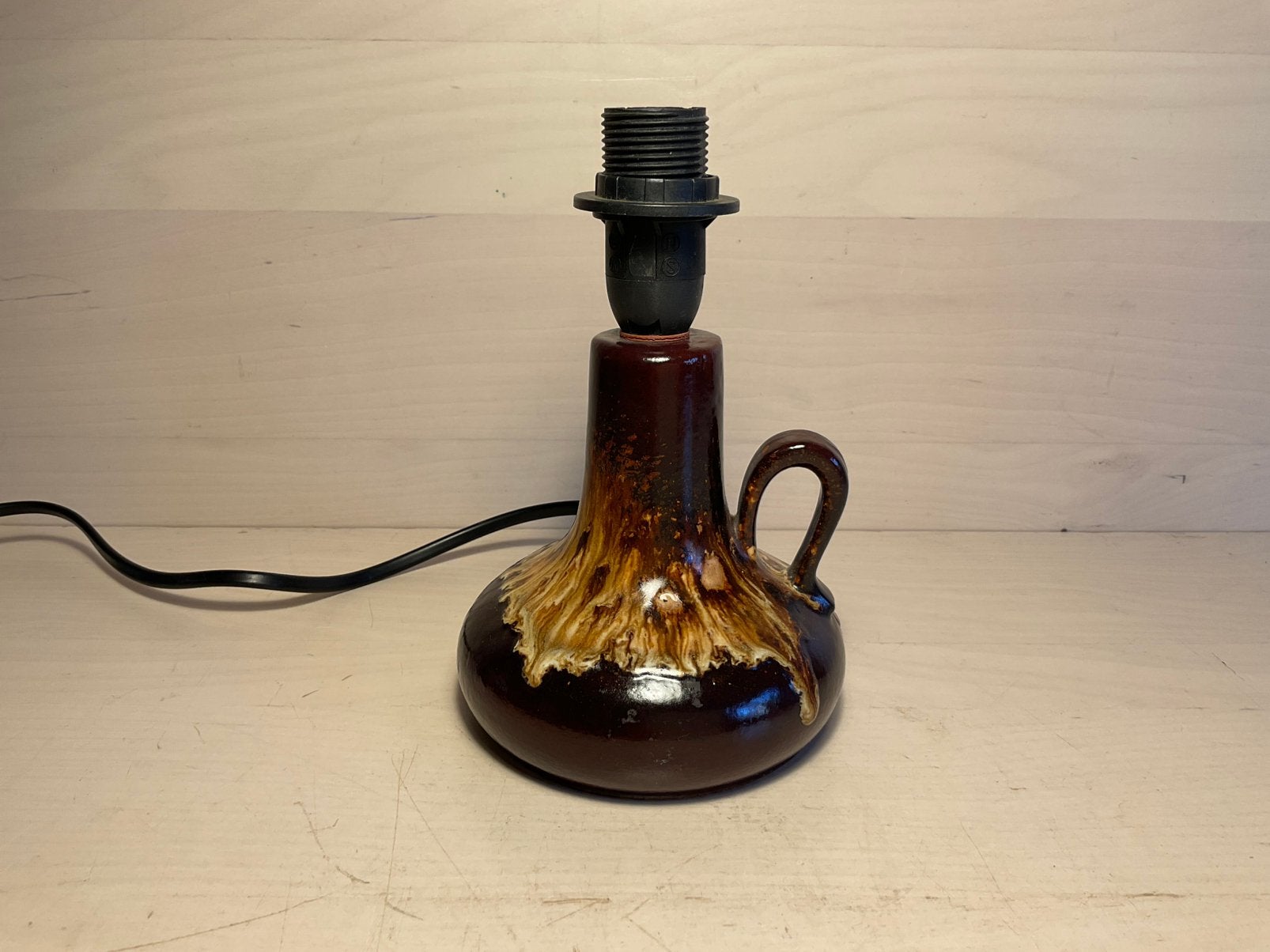 Prachtige vintage keramische fat lava lampenvoet, Gebruikt, Overige merken, Vintage, Keramiek