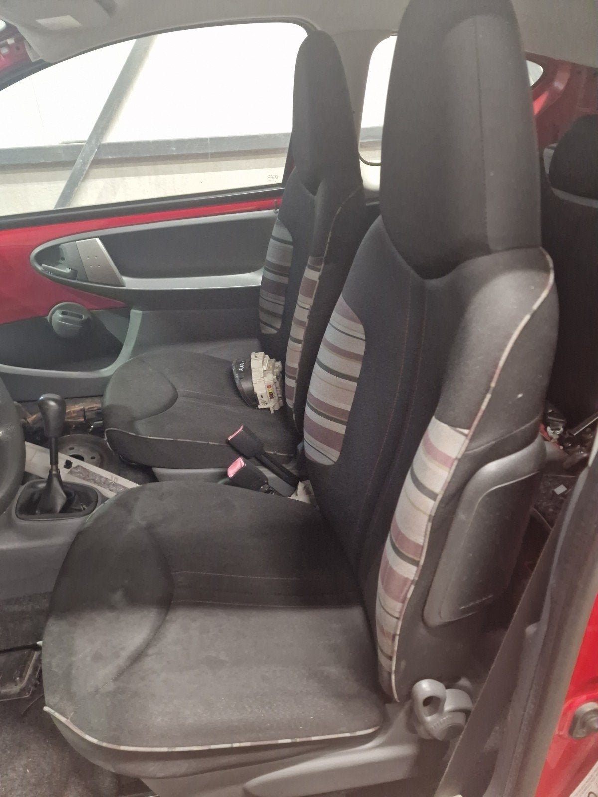 Interieur stoelen 3 drs Citroën C1 P 107 Toyota Aygo airbag, Auto-onderdelen, Ophalen, Gebruikt, Citroën