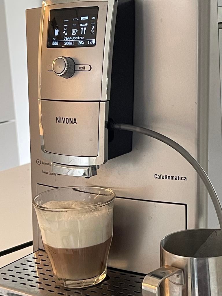 Nivona CaféRomatica Koffiemachine NICR 855  - Gereviseerd, Afneembaar waterreservoir, 10 kopjes of meer, Koffiemachine, Refurbished