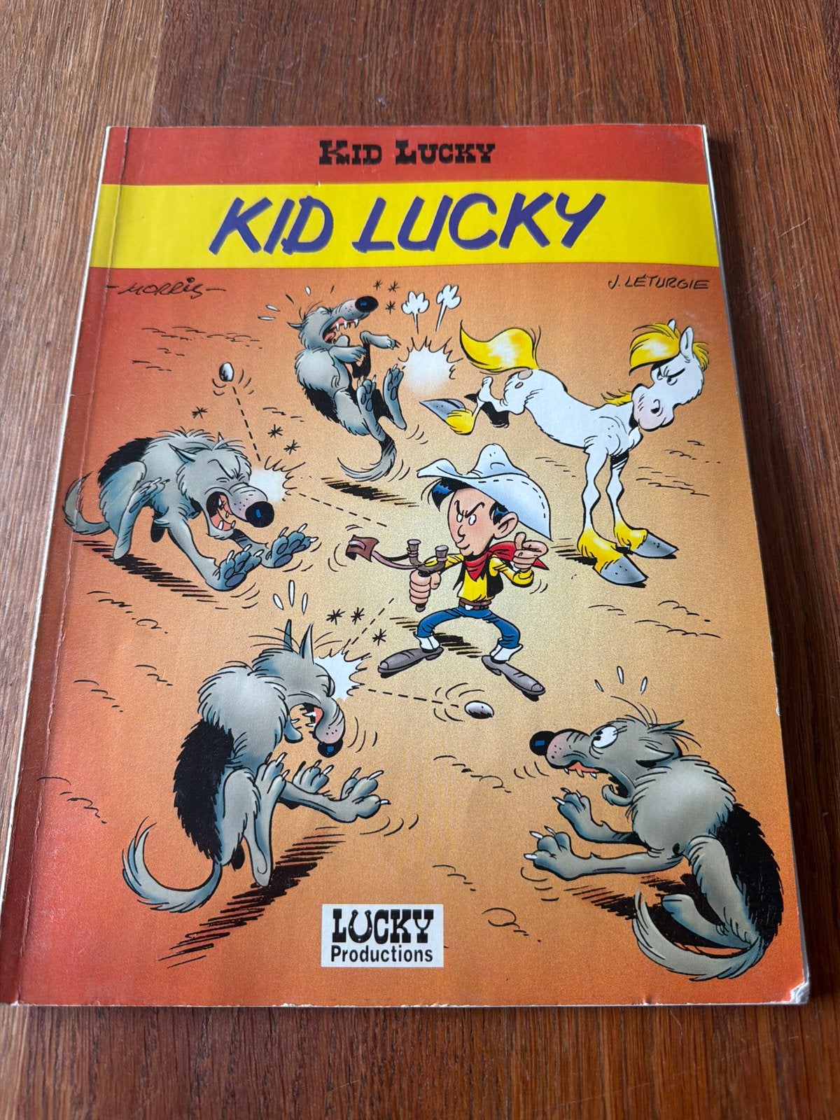 Kid Lucky Stripboek - Avonturen van de jonge Lucky Luke, Eén stripboek, Ophalen, Gelezen
