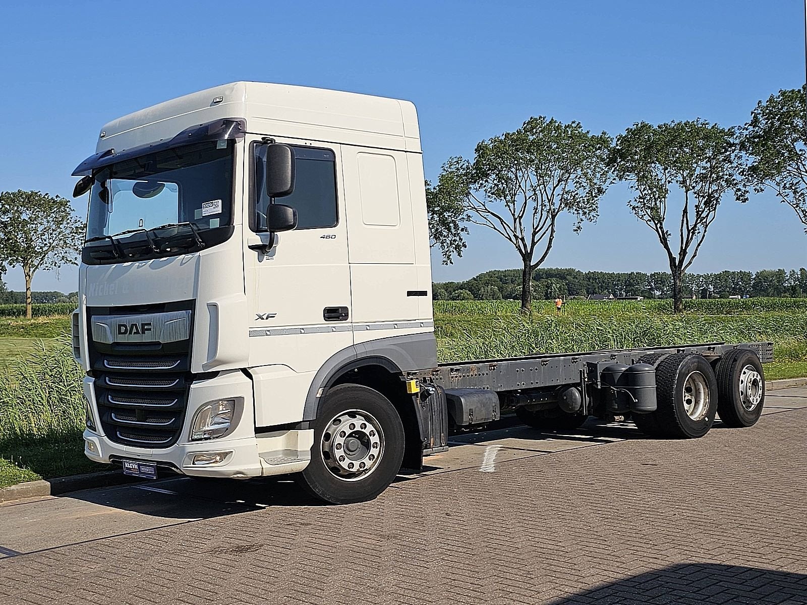 DAF XF 480 fan 6x2 steeraxle, Automaat, Euro 6, Wit, Bedrijf