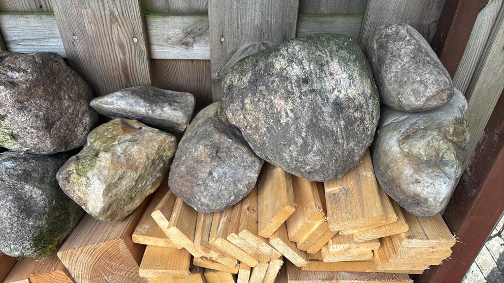 Keien voor in de tuin GRATIS, Ophalen, Gebruikt