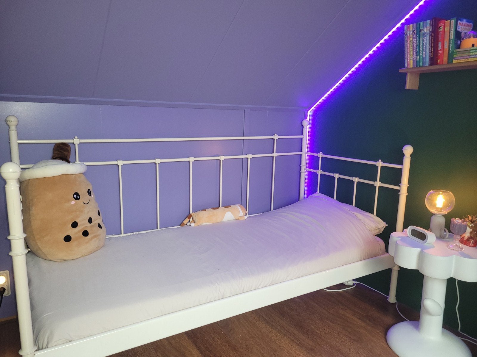1 persoonsbed, Kinderen en Baby's, Ophalen, 180 cm of meer, 85 tot 100 cm