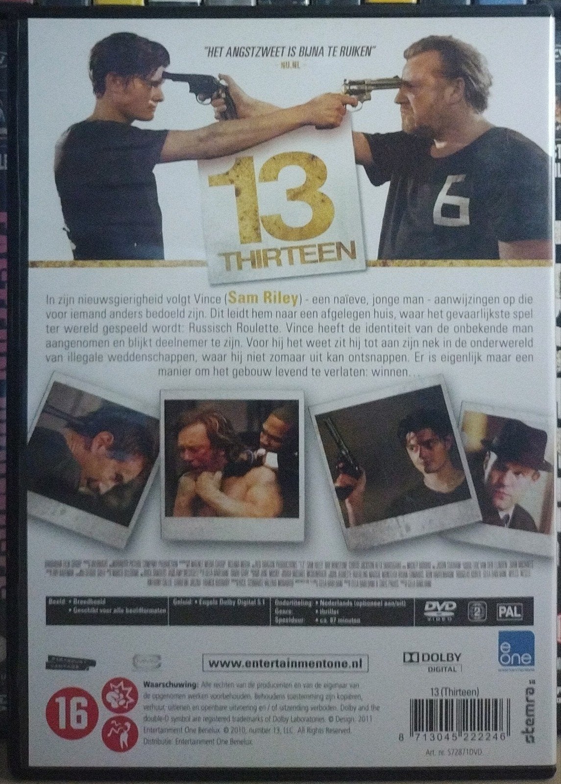 13 (Thirteen) DVD - Actiethriller met Jason Statham, Engels, Vanaf 16 jaar, Nederlands, Actiethriller