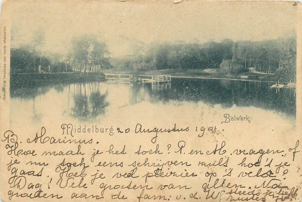 702-063-027 Middelburg Bolwerk, Verzenden, Voor 1920, Zeeland