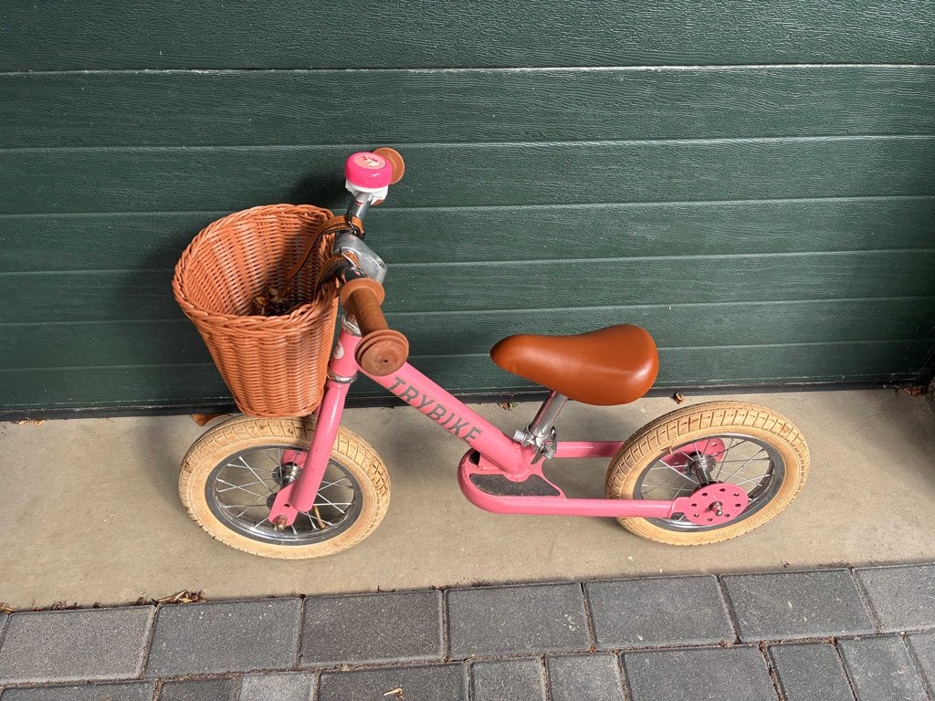 Roze Trybike loopfiets, Ophalen, Gebruikt, Loopfiets