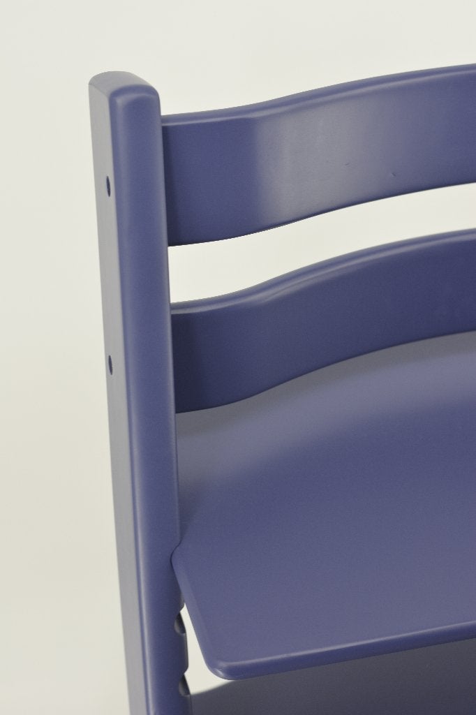 Stokke Tripp Trapp Dark Blue – TrippTrap Refurbished model, Ophalen of Verzenden, Zo goed als nieuw, Meegroeistoel, Aanschuifbaar