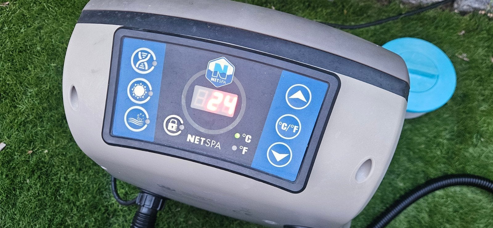 Opblaasbare Netspa Canyon Jacuzzi met pomp, Ophalen of Verzenden, Gebruikt, Pomp, Opblaasbaar
